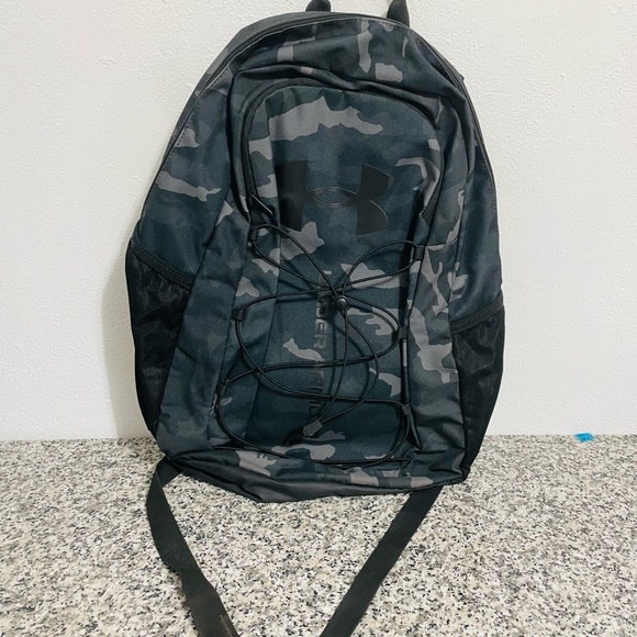 Under Armour Other - Under Armour Black and Gray Camo Backpack